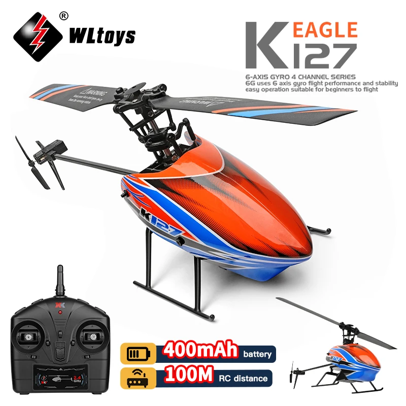 Rc Helicopter Blade - Helicópteros RC WLtoys K127 2.4G 4CH