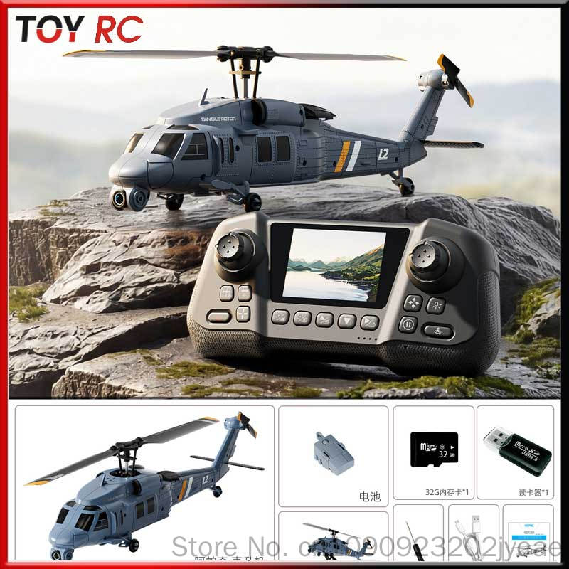 Rc Helicopter Blade - Helicóptero RC 4DRC L2 com Câmera