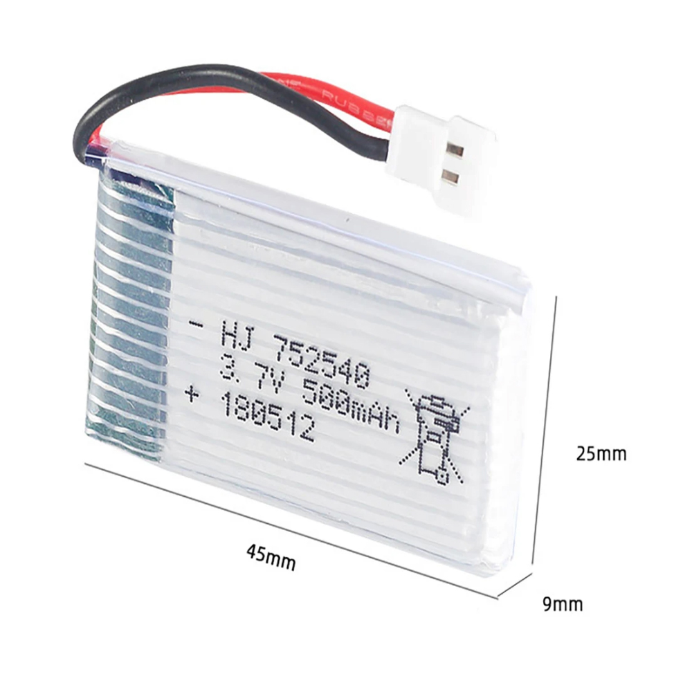 Bateria H31 3,7V 500mAh 752540 - Rc Helicopter Coaxial avaliação e preço