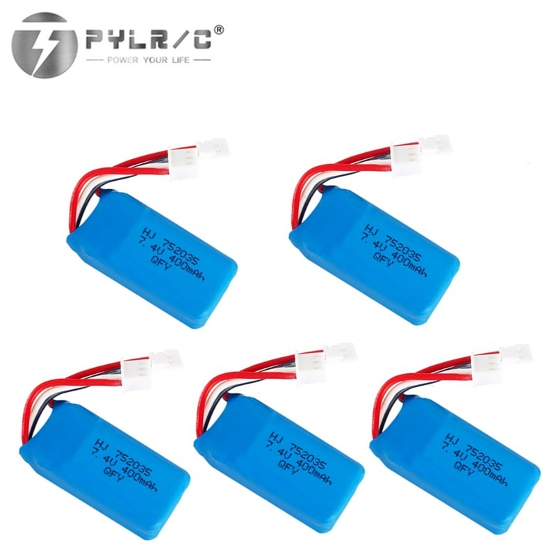 1/2/3/5/10pcs Bateria LiPo 7.4 - Rc Helicopter Coaxial avaliação e preço